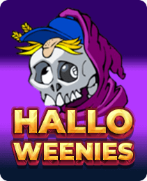 Halloweenies slot game on the Six Game app